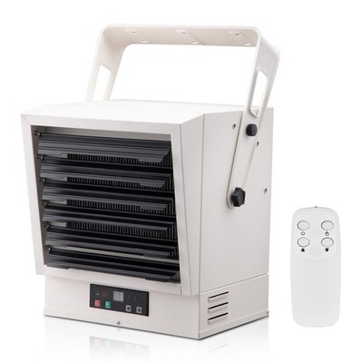 Uimoso Electric Garage Heater 10000-Watt Digital with Remote Ceiling/Wall Mount