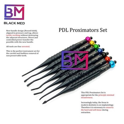Dental Luxating Elevators PDL Periotome Root Extraction Surgical Kit