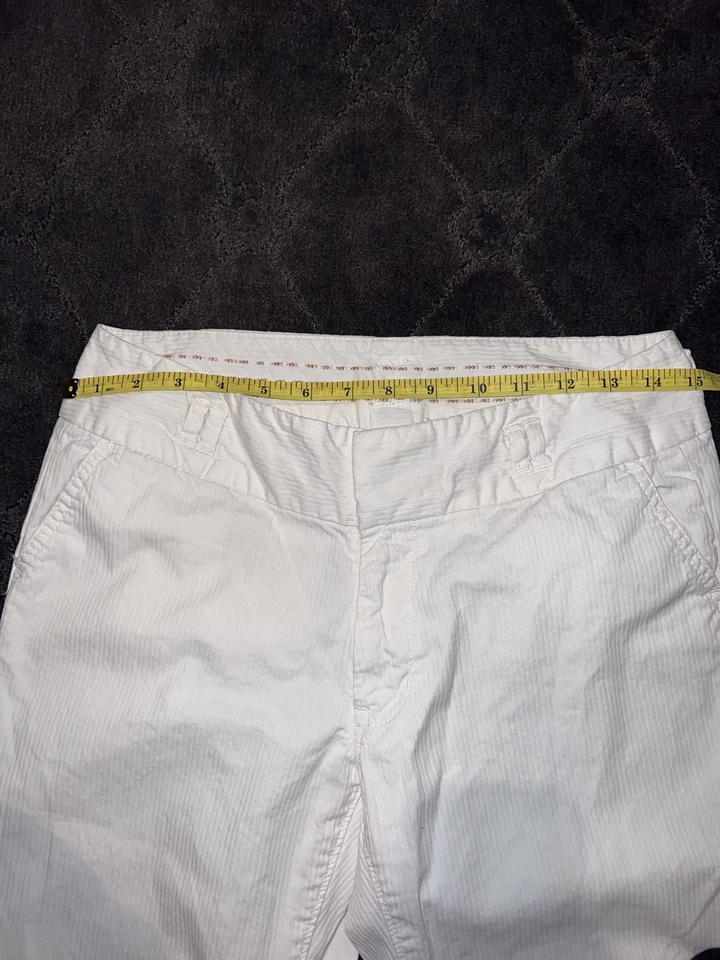Pantalones bootcut vintage de pana blanca Y2K Gap para mujer talla 4 o W30x32 Foto 3 de 4