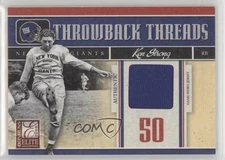 2008 Donruss Elite Throwback Threads /199 Ken Strong Sid Luckman #TTD-45 HOF