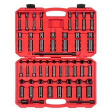 Tekton SID91406 3/8" Drive 12-Point Impact Socket Set, 72-Piece