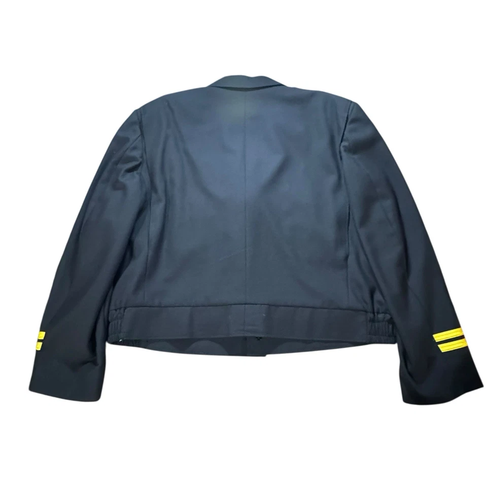 Flying Cross Fechheimer Fire Dept Ike Jacket Navy Blue Gold Buttons Men’s 50R - Image 2 of 4