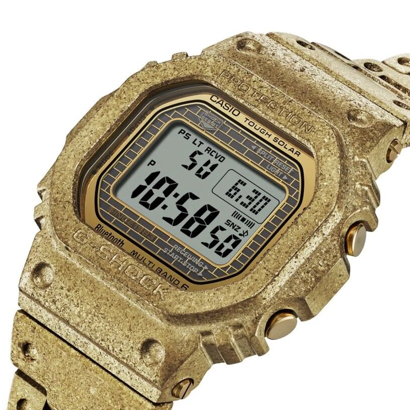 CASIO G-SHOCK 40th Anniversary RECRYSTALLIZED GMW-B5000PG-9JR Limited Watch Gold