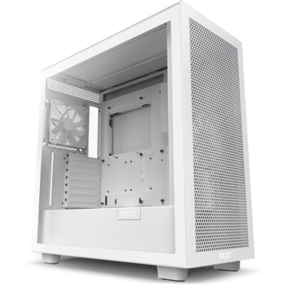 NZXT H7 Flow Weiß Midi-Tower PC Gehäuse 