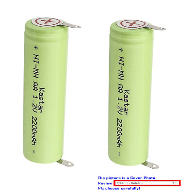 Kastar NiMH 2200mAh Battery for Norelco T970 WS400 WS600 PQ212 PQ222 RQ320 YS502