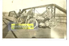 RPPC Harley Davidson &  Excelsior Motorcycles c. 1910s