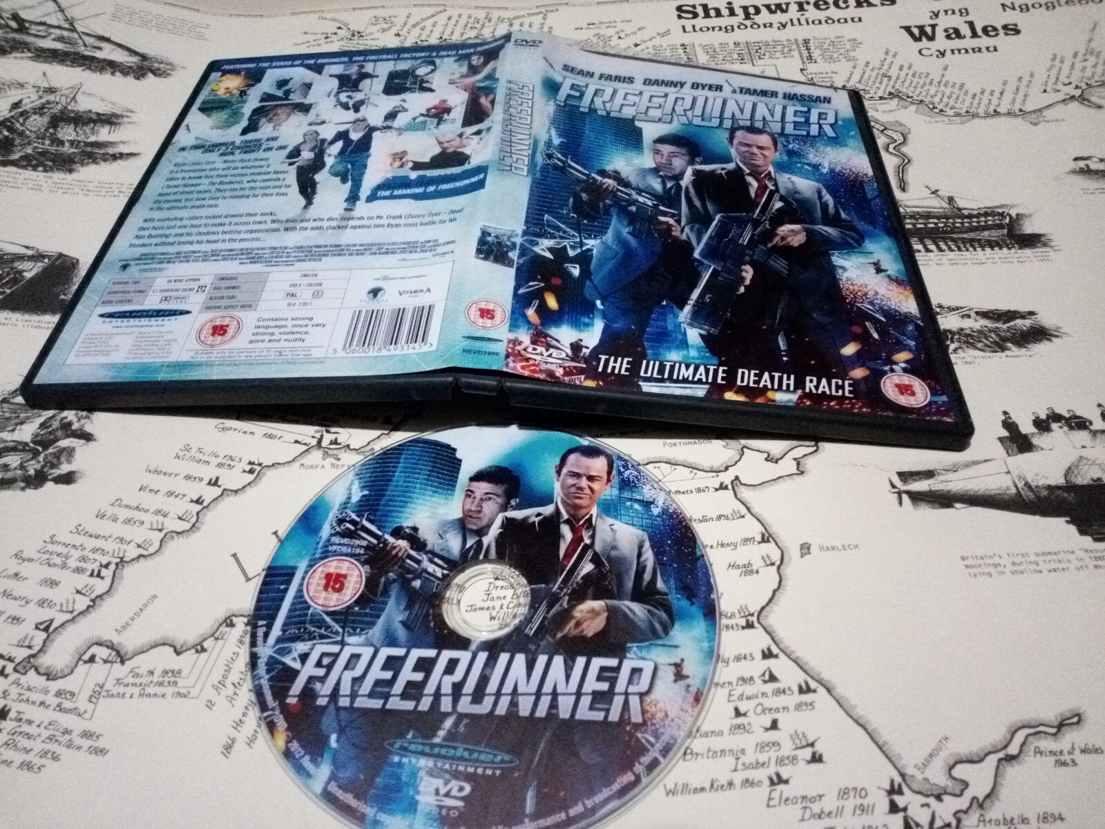Freerunner DVD (2012) Sean Faris, Danny dyer, Tamer Hassan