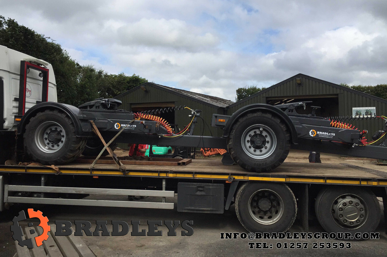 BRADLEYS Fifth Wheel sIngle Axle Trailer Dolly arctic lorry commercial