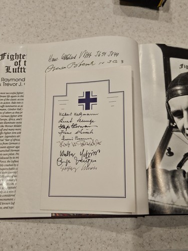Fighter Aces of the Luftwaffe signed by 12!!! - Bild 3 von 3