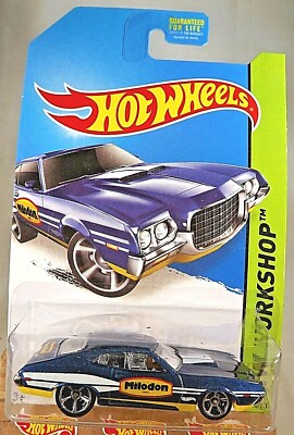 2014 Hot Wheels #248 Workshop-Performance '72 FORD GRAN TORINO SPORT Blue Varia