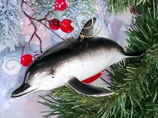 Bottlenose Dolphin 6.5" Custom Made Christmas Tree Ornament