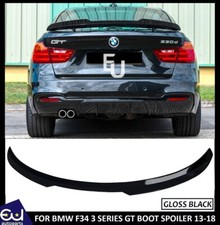 FÜR BMW F34 3ER GT GRAN TURISMO 12-19 HECK KOFFERRAUM SPOILER FLÜGEL LIPPE SCHWARZ