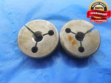.343 48 NS 2 THREAD RING GAGES GO NO GO P.D.'S = .3295 & .3263 UNS-2 QUALITY