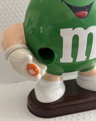 Green M&M with orange m&m in hand 8” tall | eBay