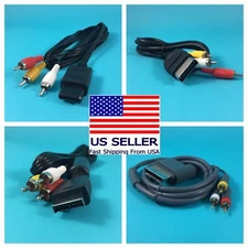 Composite AV Cable for GameCube N64 SNES XBOX Playstation PS3 PS4 Charging Cable