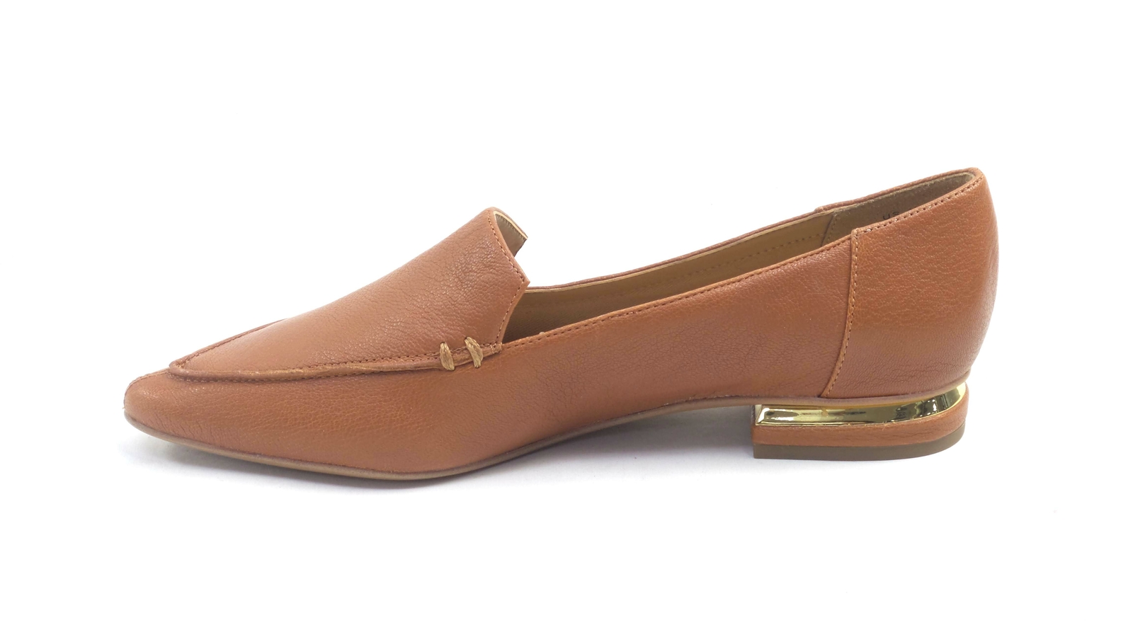 Franco Sarto Leather Pointy Toe Loafers 