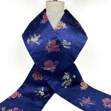 Asian Style Women Fringe Scarf Neck Wrap Top Costume Multicolor Unbranded