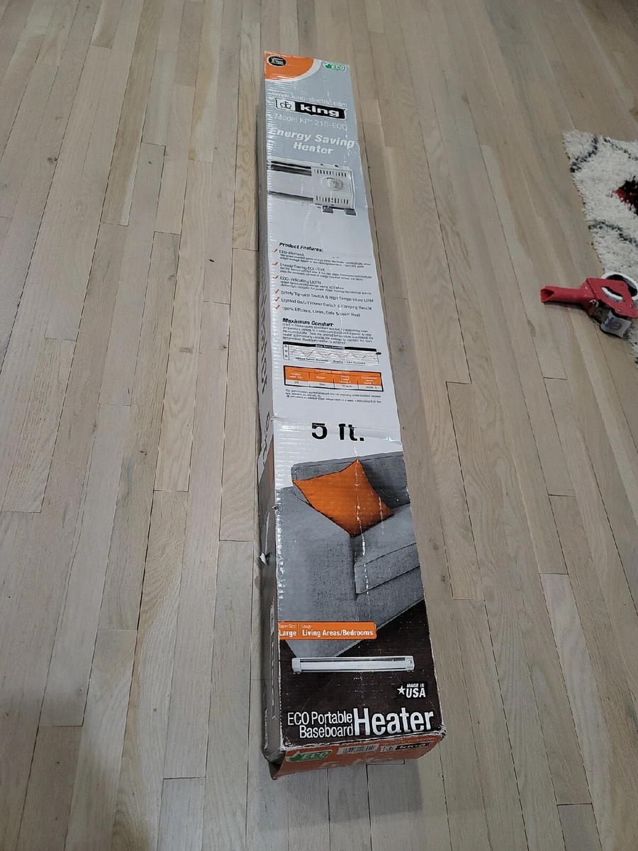 King Electric KP Portable 2 Stage Baseboard Heater KP1215-ECO | eBay