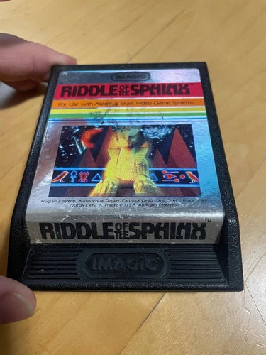 Atari 2600 Imagic Cartridge Only - Riddle of the Sphinx