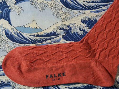 Falke Herren Baumwolle Wadensocken klassische Geschichte Hummer orange UK8,5-9,5 EU 43-44 £19 - Bild 3 von 4