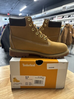 Timberland 6 Inch Waterproof Premium Boot Junior 'Wheat' TB112909