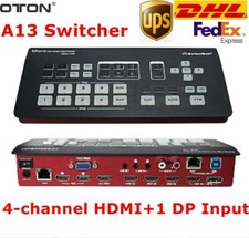 DHL OTON A13 Switcher Multi Stand 4-Channel HDMI 1 DP input SDI DVD Output Video