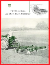 Oliver Double Disc Harrows Power-Angled Drag Disk 4 Page Brochure