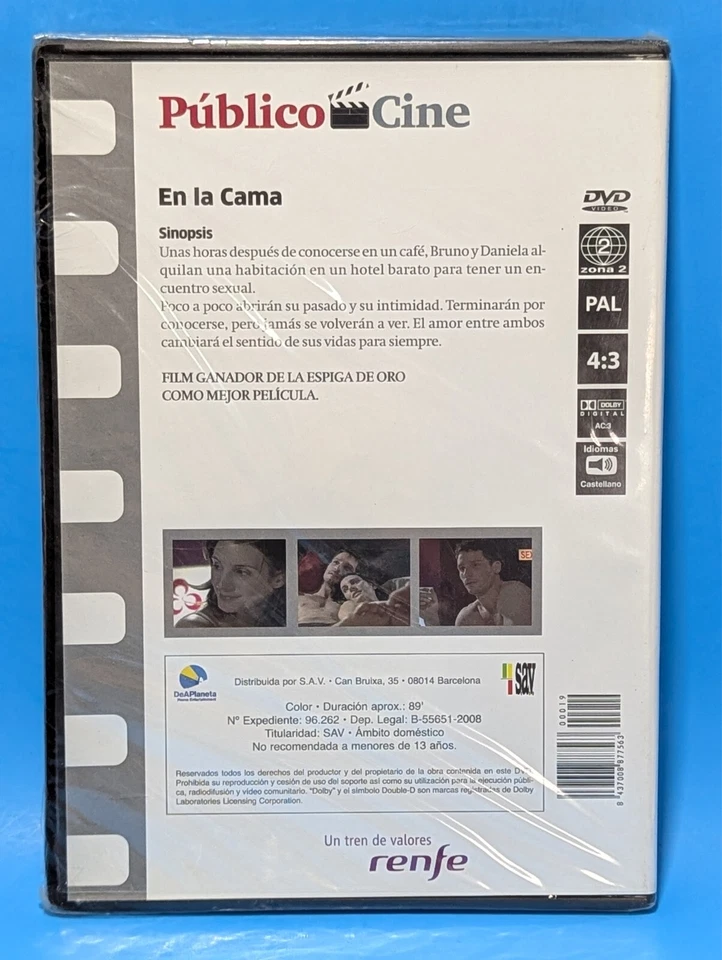 En la Cama DVD Spanish Only NEW - Image 2 of 2