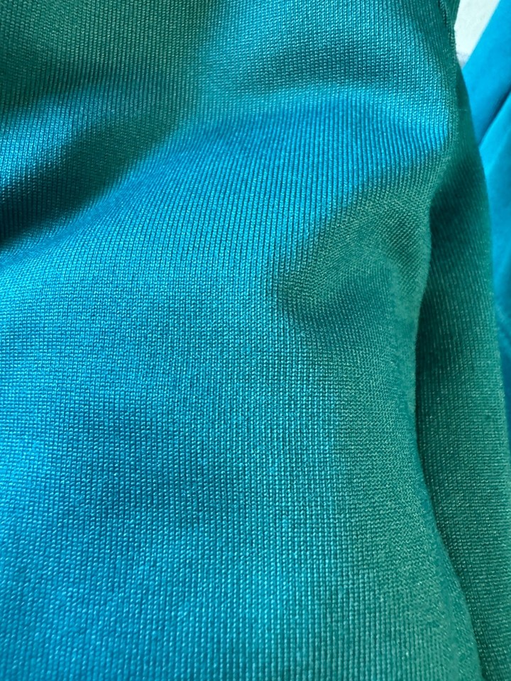 Athleta Teal Zip Front Jacket Thumb Hole Sleeves SZ S eBay