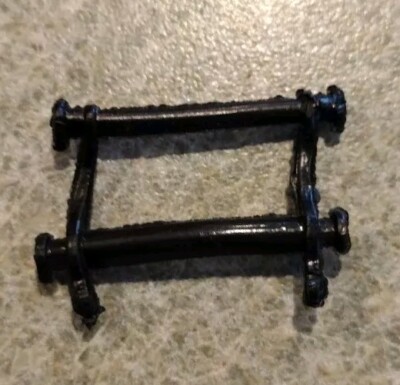 1960's-70's Marx Johnny West Black Saddle Bridle Bit Nice Cond
