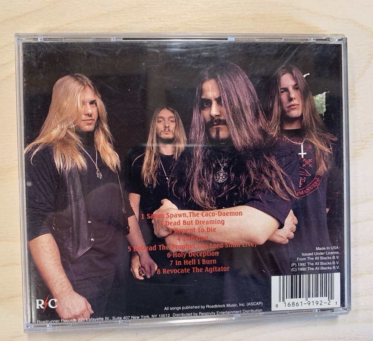 Deicide - Legion CD 1992 The All Blacks / Roadrunner Records Deicide - Legion CD 1992 The All Blacks / Roadrunner Records