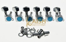 6 Inline Tuning Keys Guitar Tuners Machine Heads Chrome