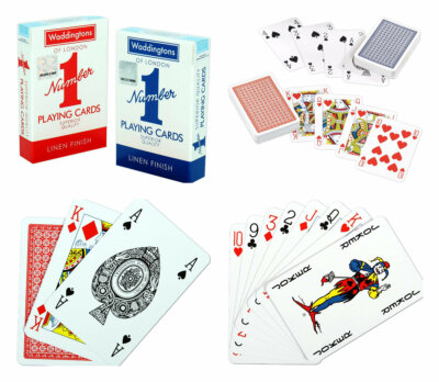 Waddingtons ''Nummer 1'' Spielkarten ORIGINAL UK LAGERBESTAND
