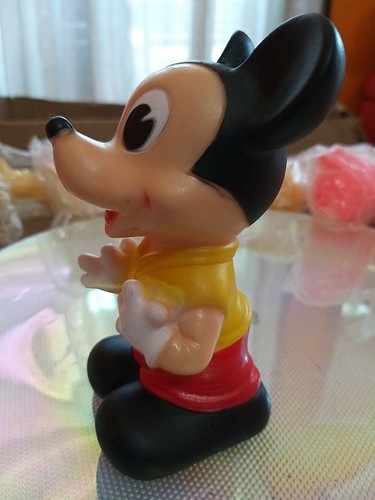 Very rare rubber puppet mouse Alto13cm ledraplastic lad colz 60s - Picture 4 of 9