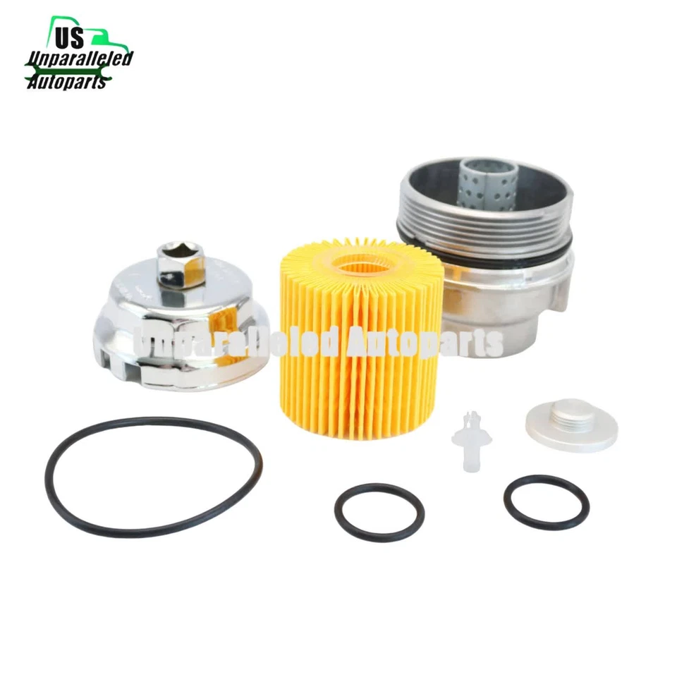 Filtro de aceite compatible con Toyota Lexus Camry 4Runner con tapa de carcasa y kit de llave EE. UU. Foto 4 de 4