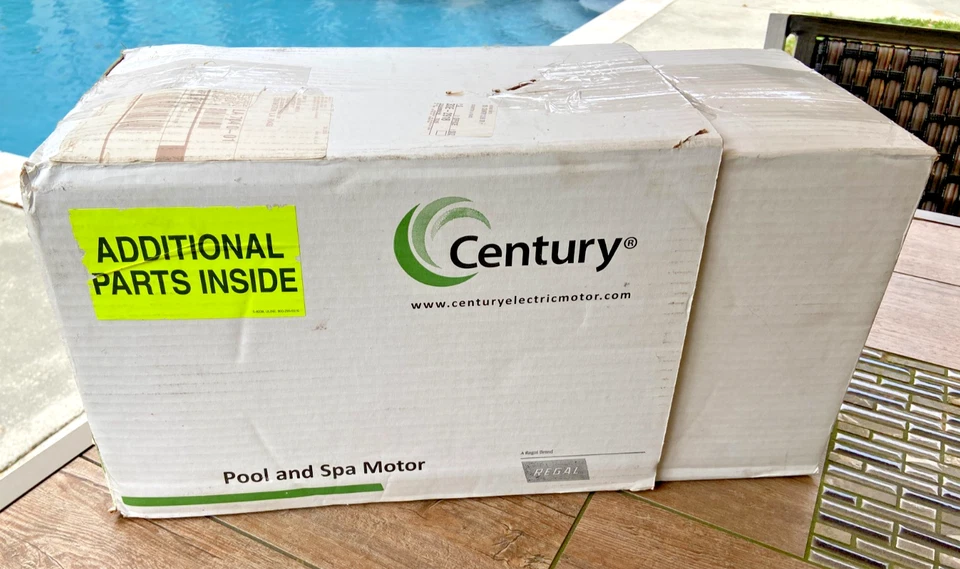 Century A.O. Smith 1.5 HP Pool Pump Motor Square Flange 1.50 SF B2858 New - Image 2 of 4
