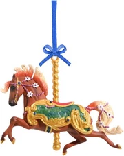 Breyer Horses 2024 Holiday Collection | Fleur - Carousel Ornament Multicolored 