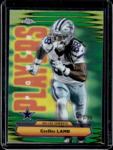 2025 Topps Chrome CeeDee Lamb Green Refractor (RAW)