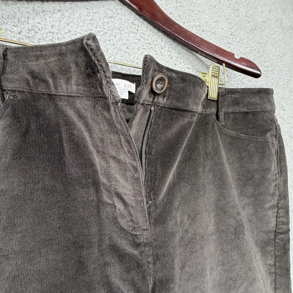 J. Jill Corduroy Pants Brown Walnut Size 16 Tall New $69 - Image 2 of 4