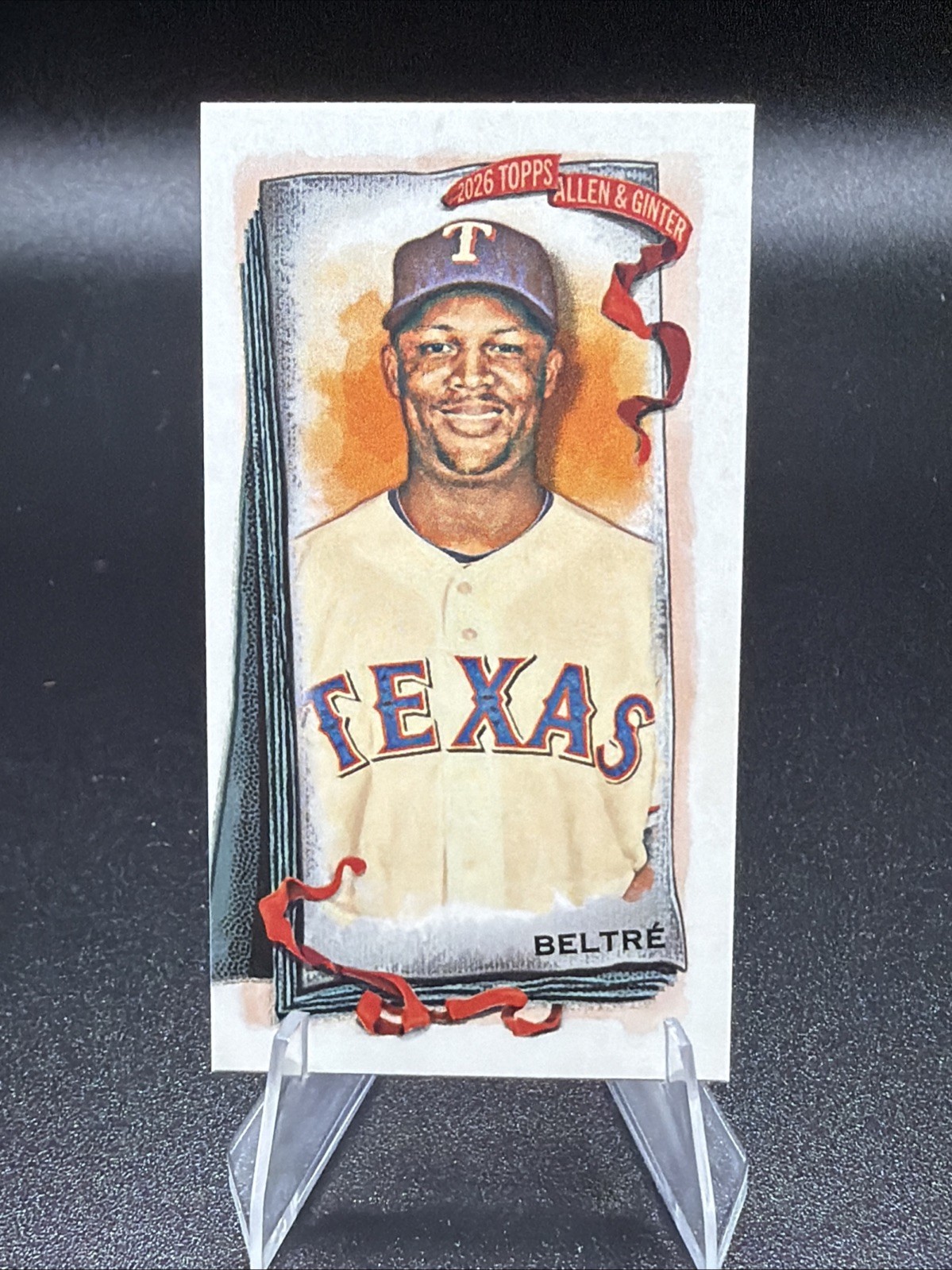 Topps 2026 Allen & Ginter World's Champions Adrian Beltre #64 Texas Rangers Mini