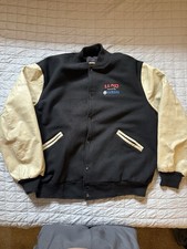 Vintage Lund Powered By Yamaha Varsity Jacket 2XL Leather Wool Made In USA