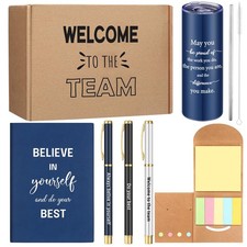 7 Pcs New Employee Welcome to The Team Gift Set Welcome to The Team Gift Box ...