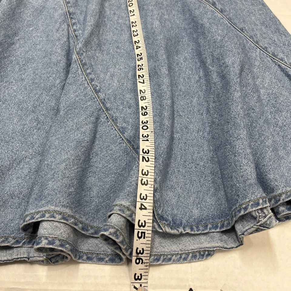 Falda Vintage Liz Wear Y2K Para Mujer 4 Denim Acampanada Parecida Maxi Western Cottagecore Foto 4 de 4
