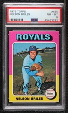 1975 Topps Nelson Briles #495 PSA 8 0nr3