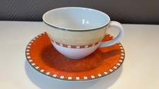 Villeroy & Boch V&B Switch 2 Portugal Kaffeetasse Teetasse mit Unterteller