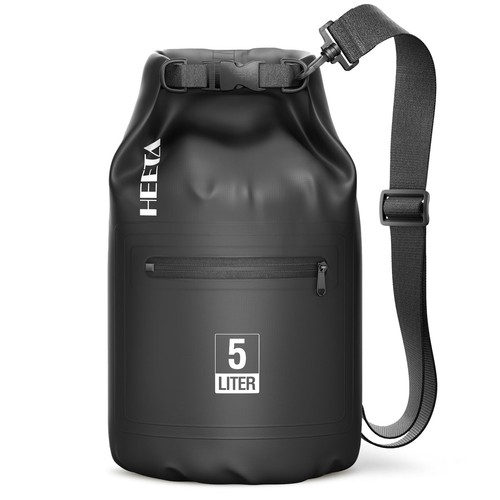 Waterproof Dry Bag with Front Zippered Pocket for Women Men, 5L/10L/20L/30L/4...