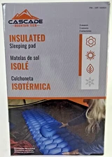 Cascade Mountain Tech Insulated Sleeping Pad With Pillow New in Box