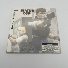 Virtua Cop [Not For Resale](Sega Saturn, 1996) Paper Sleeve Disc