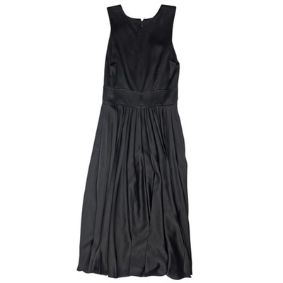 ness pleated satin midi dress NWT Banana Republic Ness Pleated Satin Midi Dress Champagne Sz 2