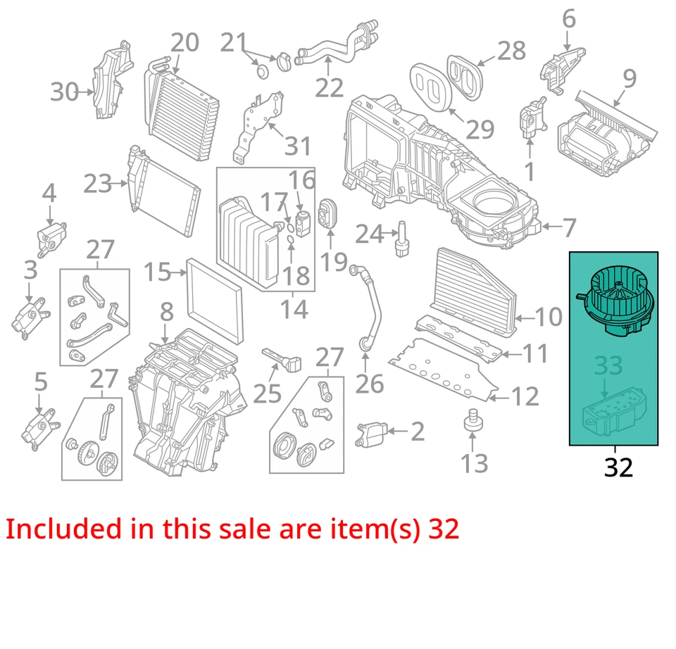 Motor de soplador compatible con 13-22 Passat 2720191 Foto 3 de 4